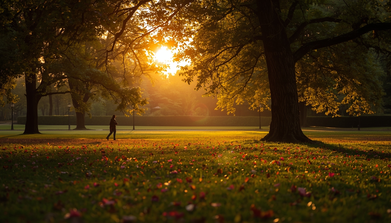 Slexironzlo morning movement in the park